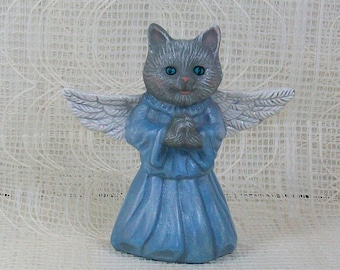 angel cat figurine