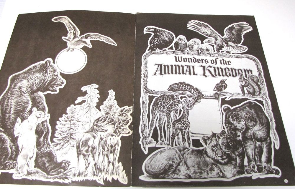 Wonders of the Animal Kingdom Sticker Book Educational book