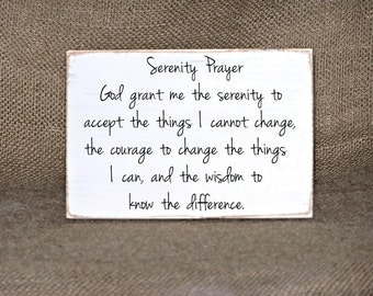 Serenity Prayer Wall Decor serenity prayer | etsy Serenity Prayer Wall Decor serenity prayer | etsy