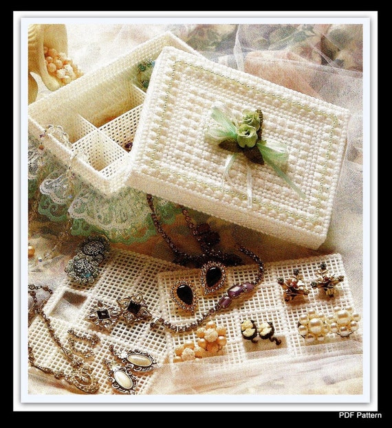 Jewelry Box Pattern Plastic Canvas Pattern PDF 10172530
