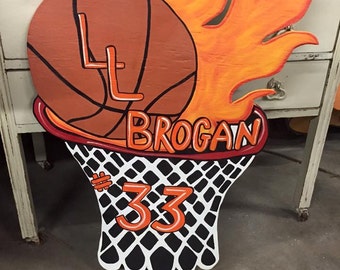 Custom Sports / Basketball Yard Art / Sign