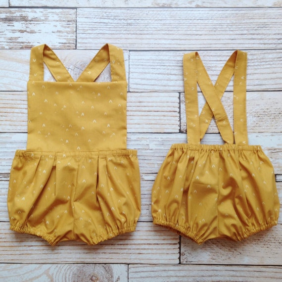 mustard yellow newborn outfit