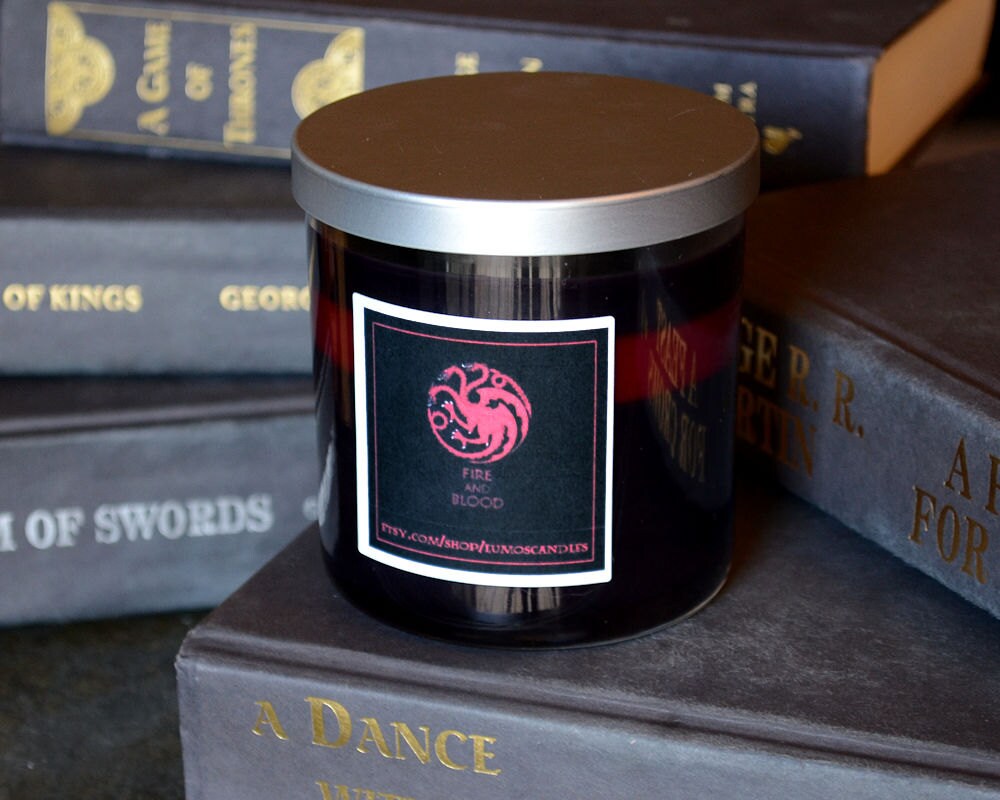 House Targaryen Game of Thrones Candle