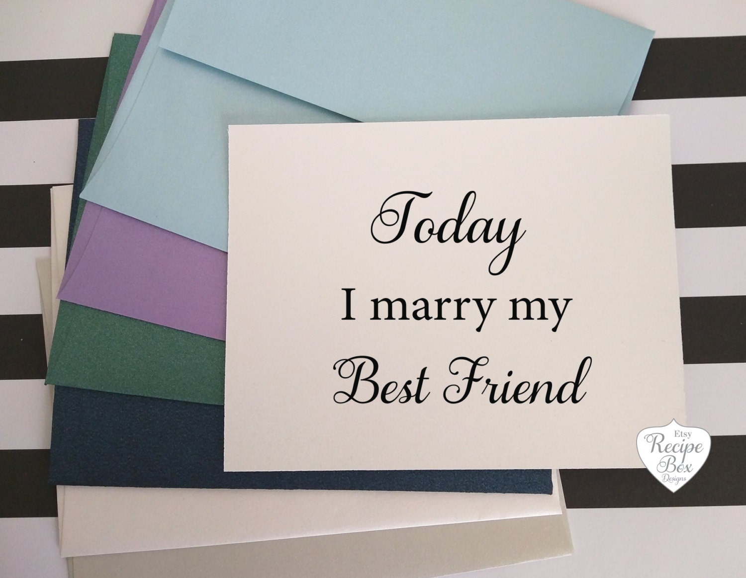 Download Wedding Day Cards Today I Marry My Best Friend Wedding Card