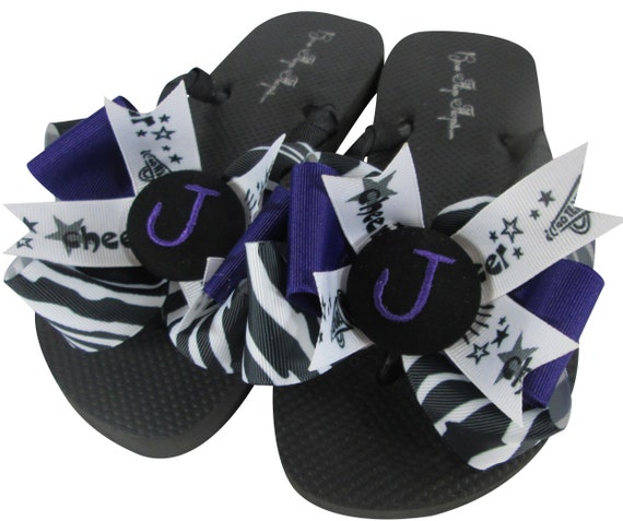 Custom Cheer Cheerleading Team Flip Flops In Your Colors 6719