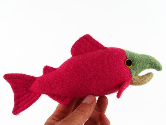 salmon plush toy