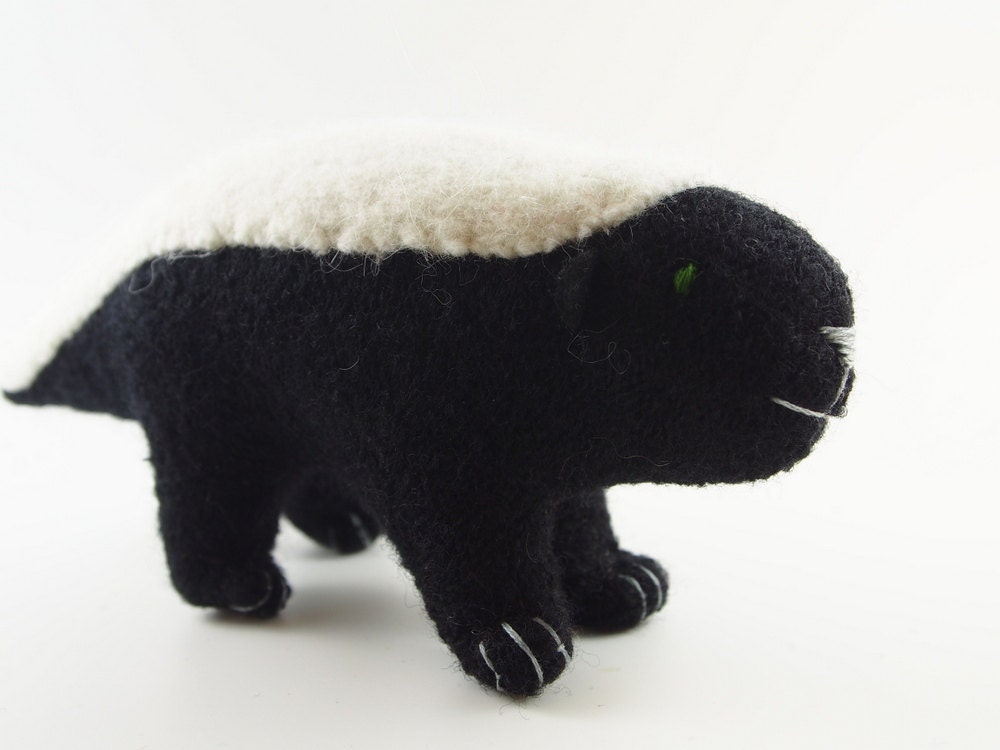 stuffed badger toy