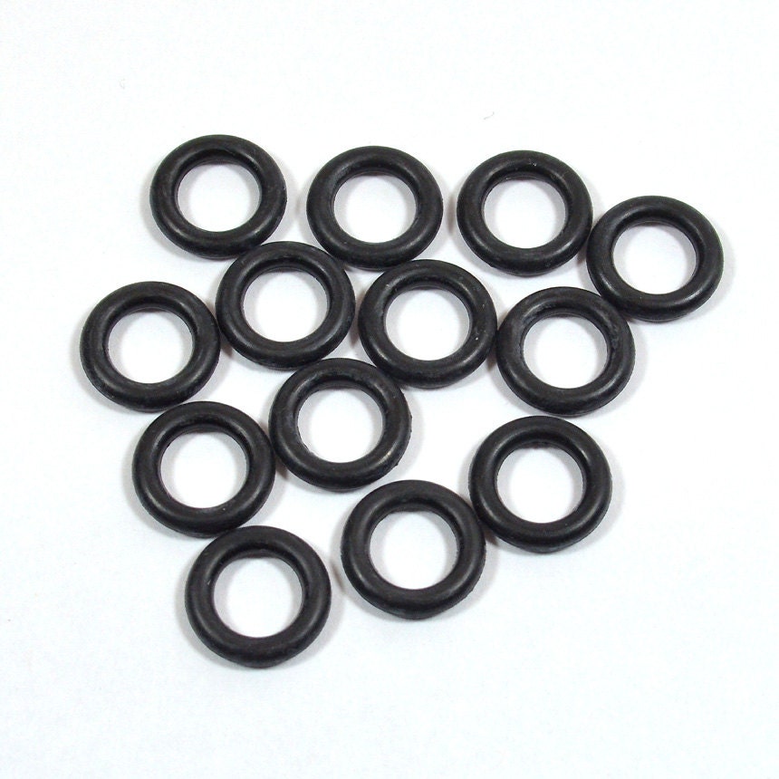 10mm Black Rubber ORings