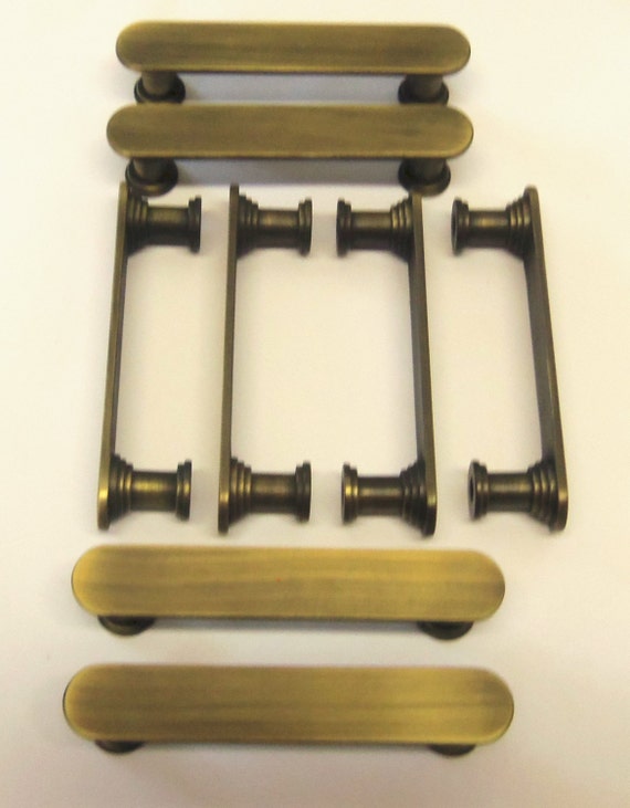 8 DIY Make your Own Drawer Pulls Bases Antique Brass Other