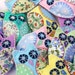Felt Owl ornaments, 3 Pastel patchwork owl decorations,Handmade owl ornaments,Felt Christmas ornaments,Owl wedding favours,New baby gift.CIJ
