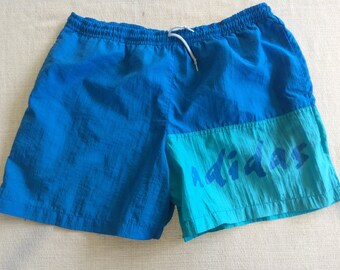 Items similar to 1940s Mens knitted swimming, bathing trunks, shorts ...