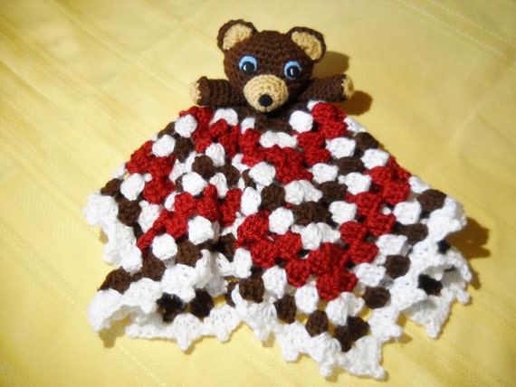 blanket with teddy attached