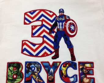 Avengers Birthday Shirt