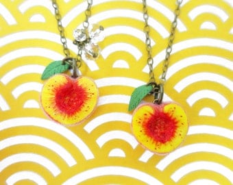 Friendship Peach Necklaces