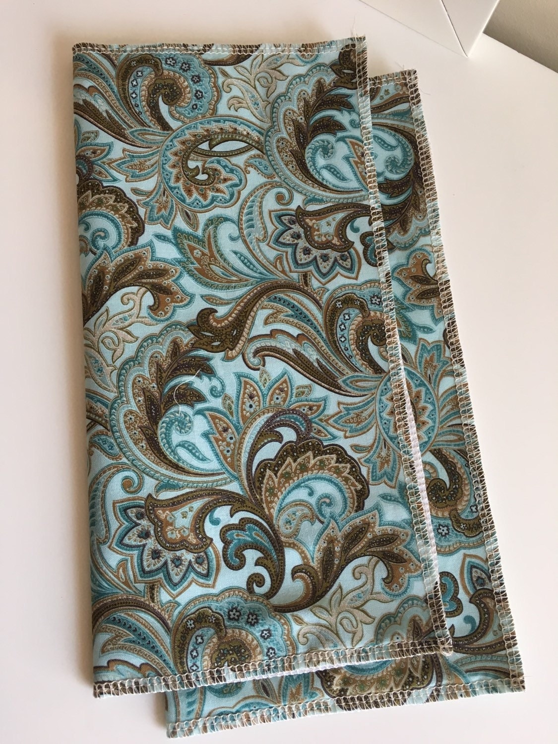 Blue Napkins Elegant Napkins Fabric Teal Bar Home