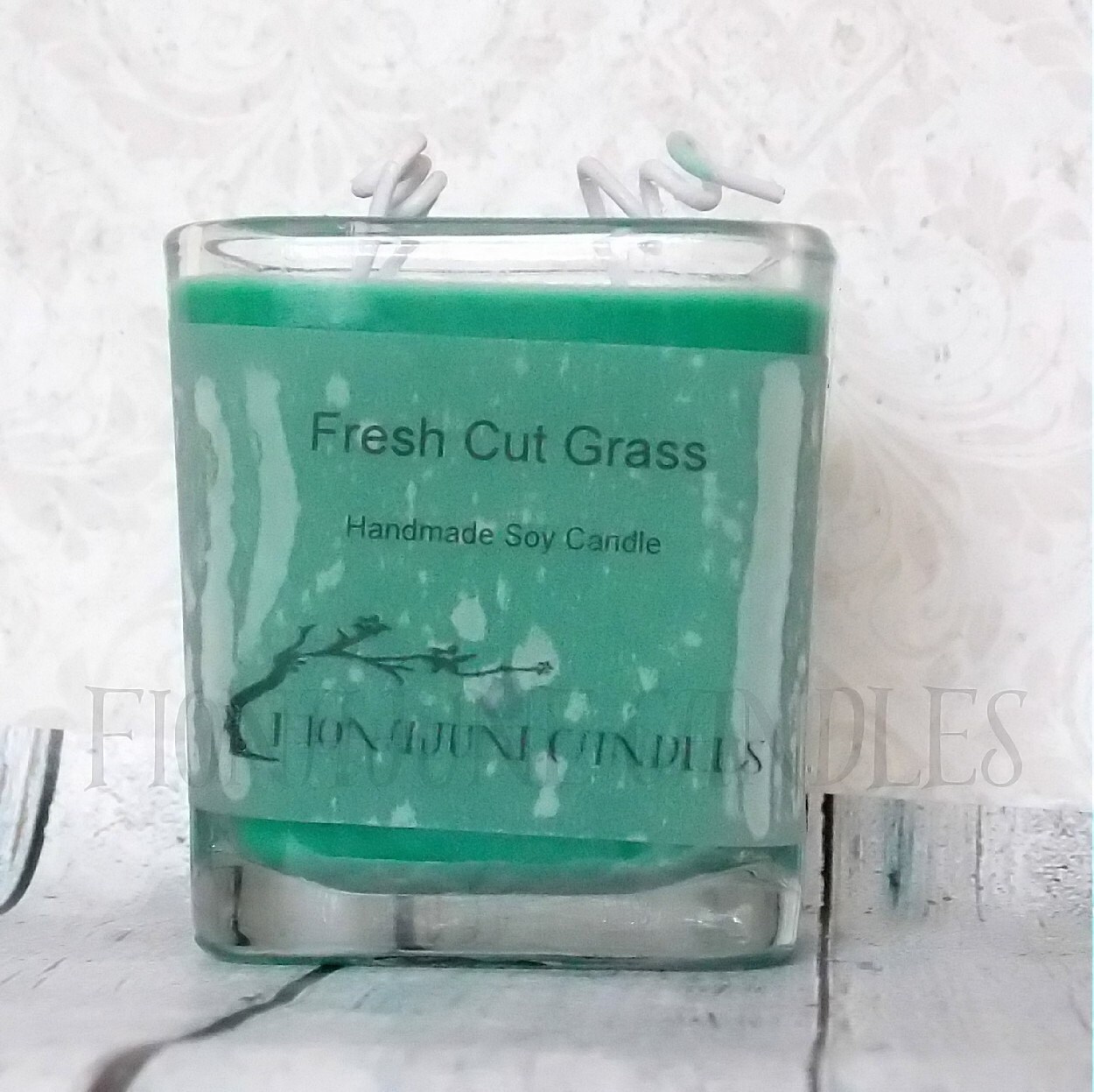 Fresh Cut Grass Scented Soy Candle Green Grass Candle