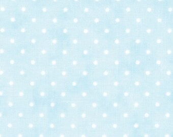Moda Essential Dots - Baby Blue from Moda Fabrics