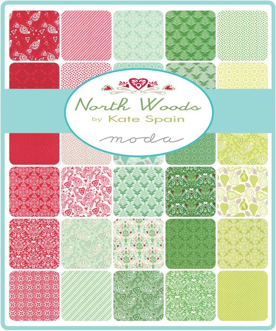 Moda North Woods Charm Pack 42 5 Quilt Fabric Squares