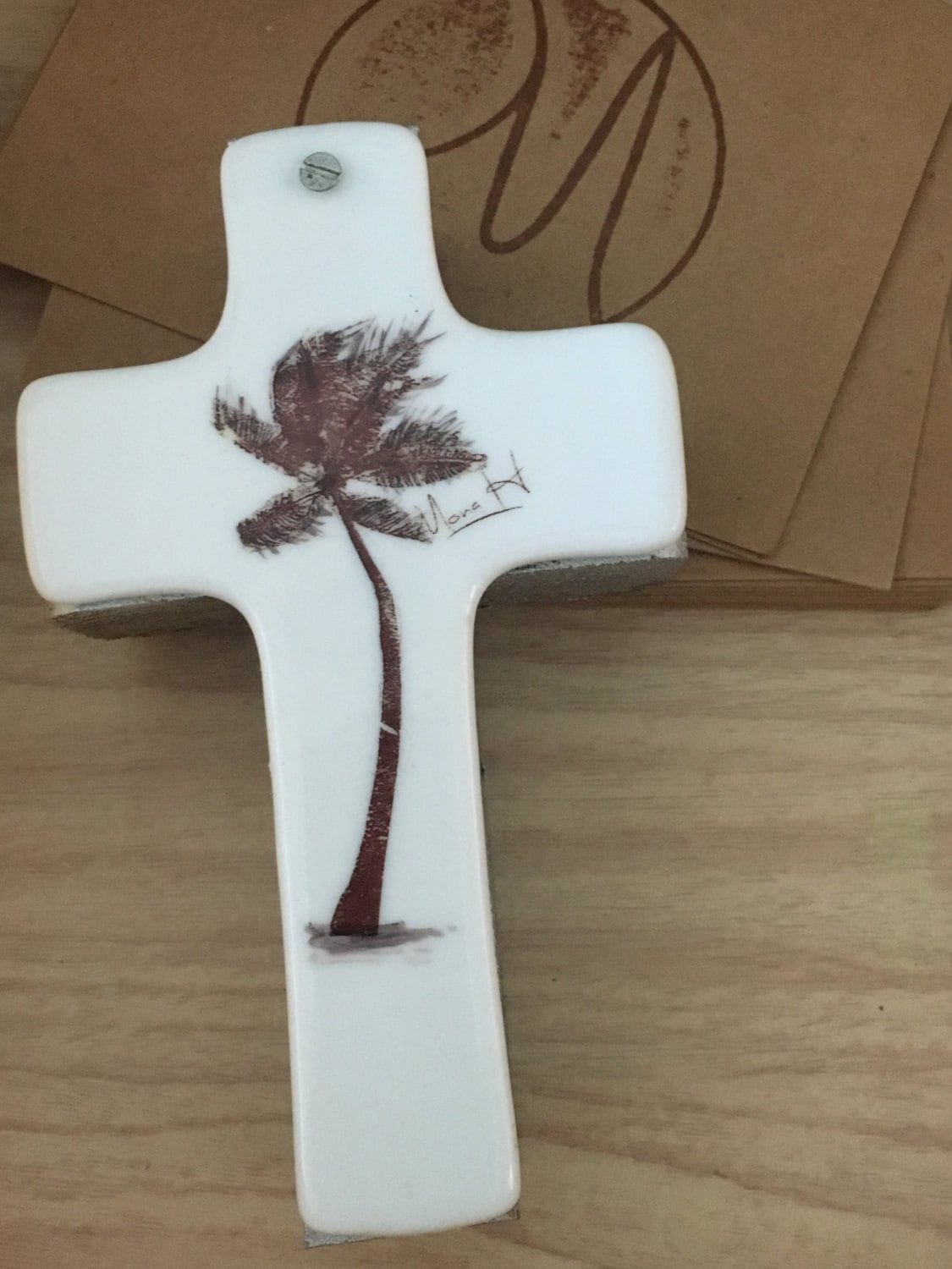 Cross With A Palm Tree