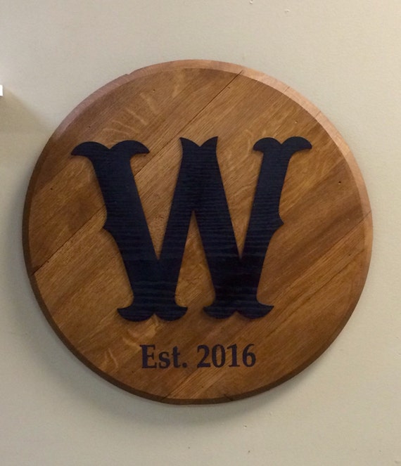 bourbon barrel head lid personalized with by bourbon barrel head lid personalized with by
