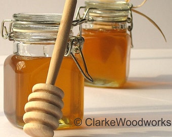 40 PLAIN HONEY DIPPERS - Honey Dipper Honey Pot Stick