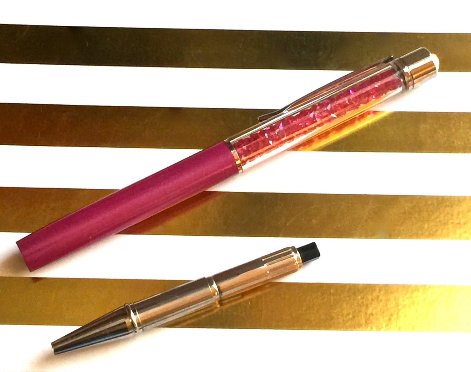 PEN INK REFILL Sparkle Jewel Pen Diamond Top Ink Refills