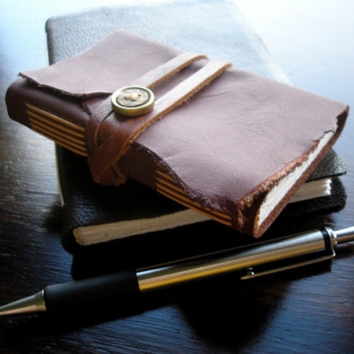 One of a Kind Handmade Leather Journals by JUSTJOURNALIT on Etsy