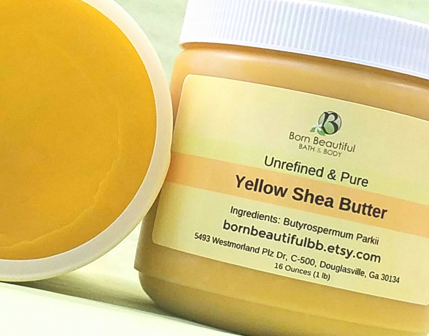 Yellow Shea Butter African Butter Unrefined Shea Butter