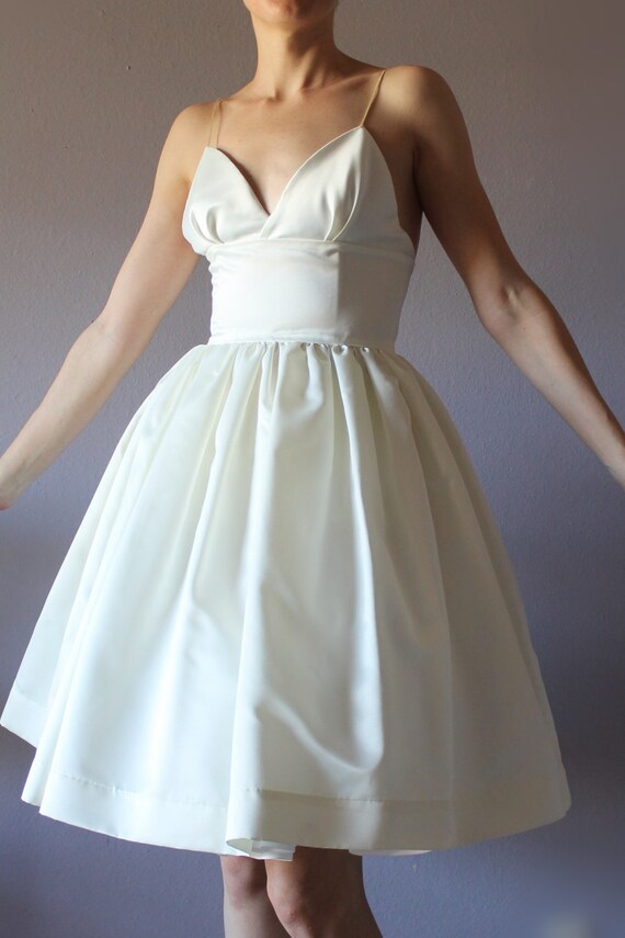 Items similar to Short wedding dress, casual wedding dress on Etsy