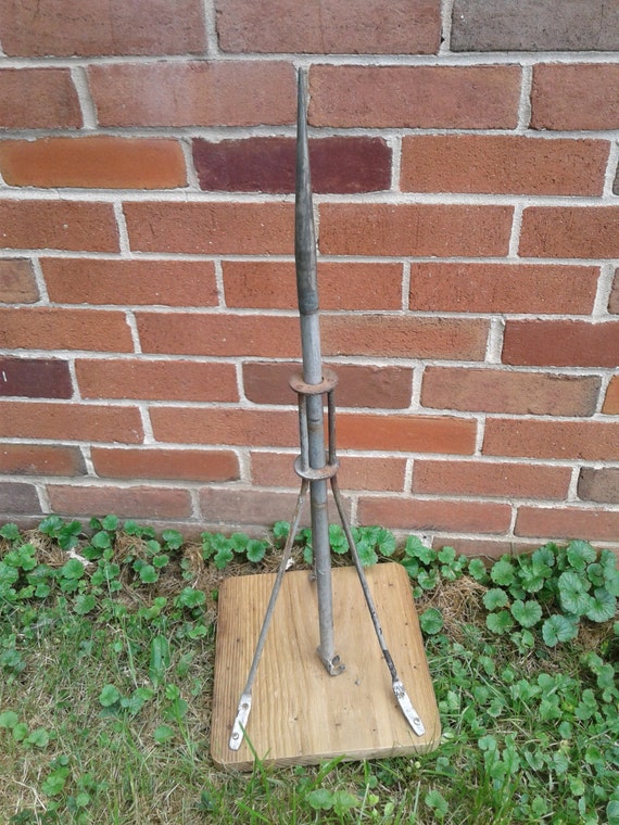1900's Antique Copper/Iron Architectural Lightning Rod by AMC86