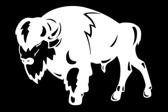 Buffalo Decal Car Decal Bison Decals by StickerAndDecalMafia