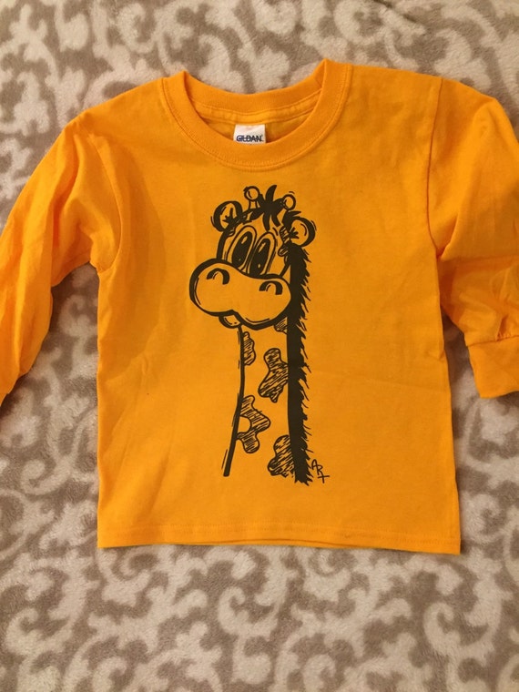 Youth Giraffe Long Sleeve T Shirt