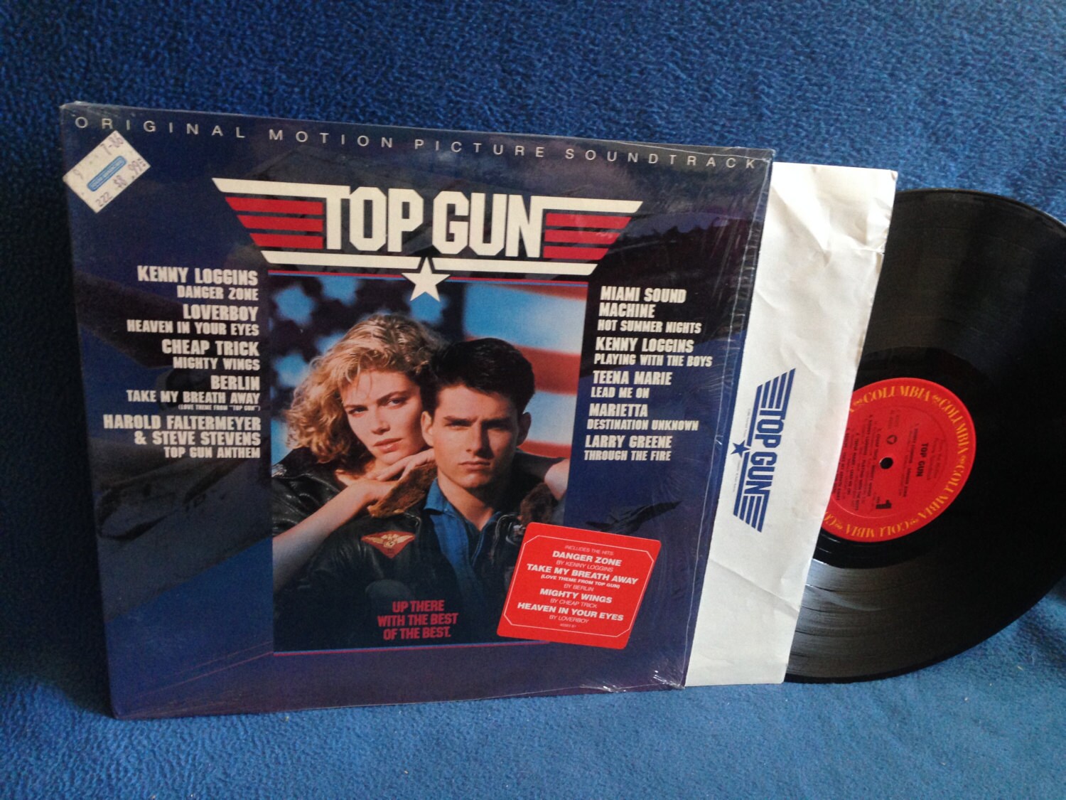 Vintage Top Gun Original Soundtrack Vinyl LP by sweetleafvinyl