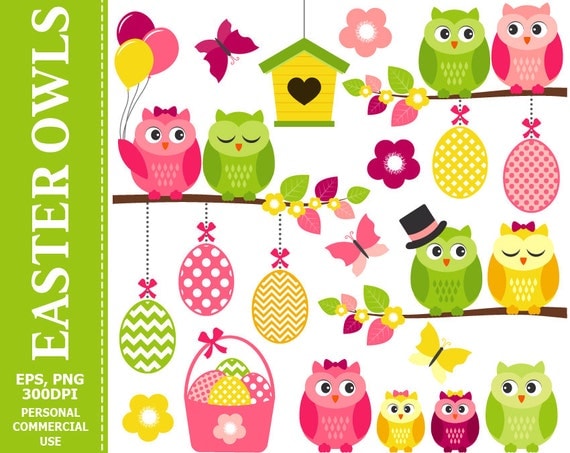 free easter owl clip art - photo #23