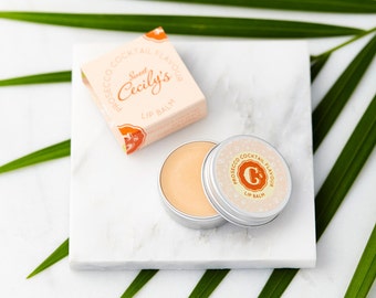 Prosecco Lip Balm - Cocktail lipbalm - Hen Party Favour - Natural Lipbalm - Prosecco Lip Gloss - Peach Lip Balm