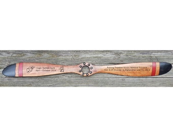 Personalized Airplane Propeller Replica