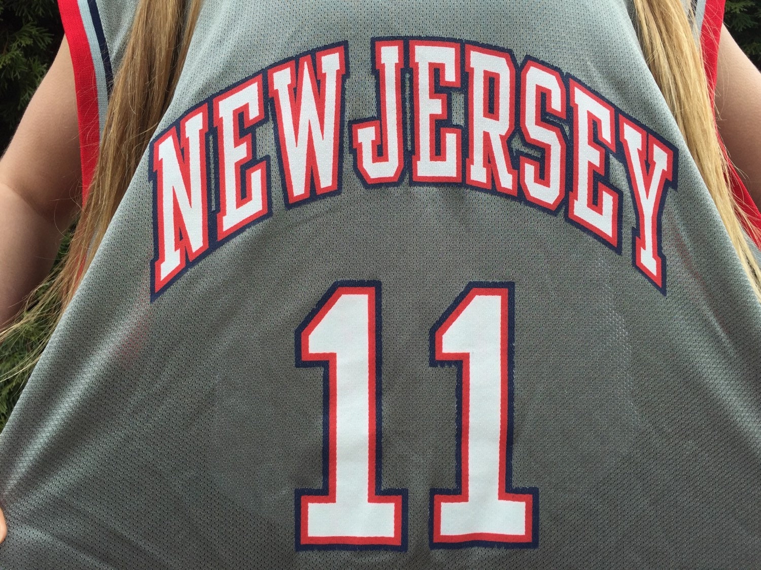 Vintage 90s New Jersey Nets NBA Basketball Jersey Lucius