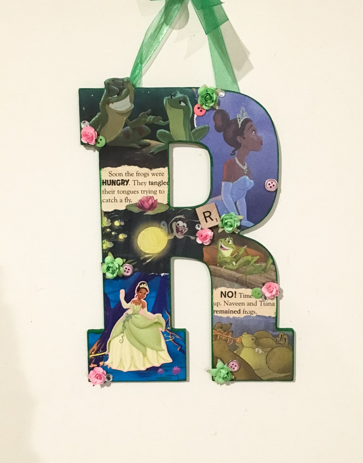 Letter R Any theme Disney wooden letter custom