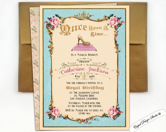 Cinderella Quinceanera Invitations 7