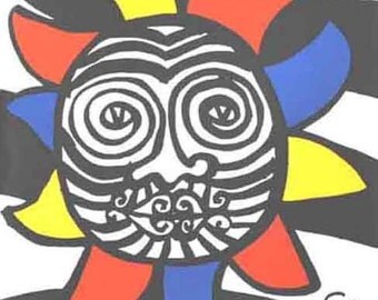 Calder "DM37156" Original Lithograph, Alexander Calder