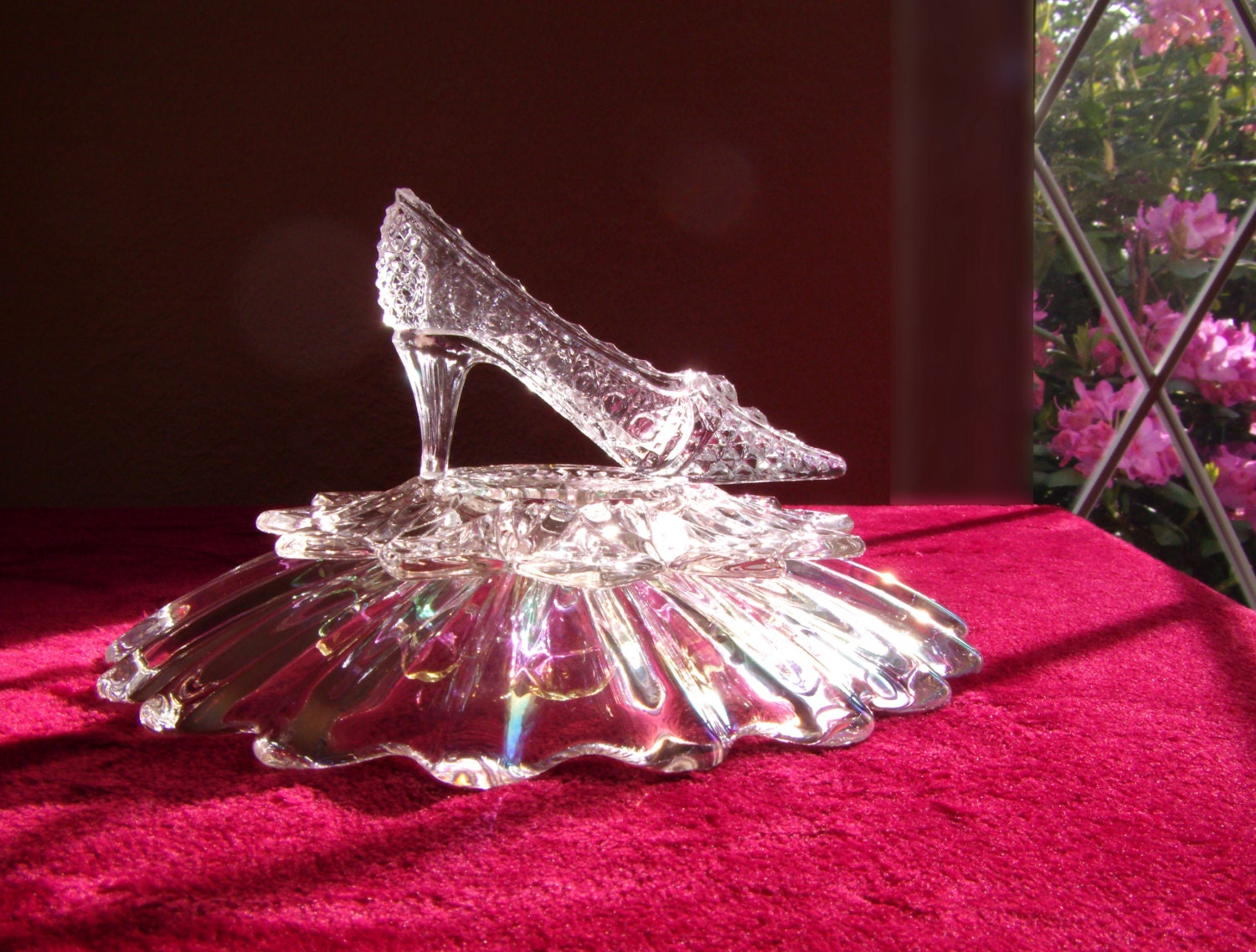 Fairytale Princess Russian Crystal Cinderella Glass Slipper