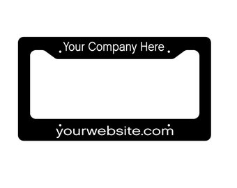 License Plate Frame - License Plate Cover - Purple License Plate Cover - Custom Plate Frame - Monogram Car Tag - Hot Pink Car Frame