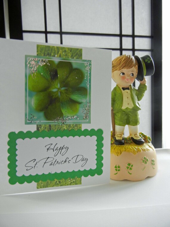 St. Patrick's Day Card (Handmade) St. Patty's Day Greeting