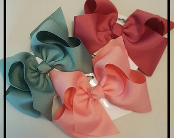 Medium hair bow- made to match Matilda Jane-4 inch hair bow- once upon a time--little girl's hair bows-medium hair bows-kids hair bows