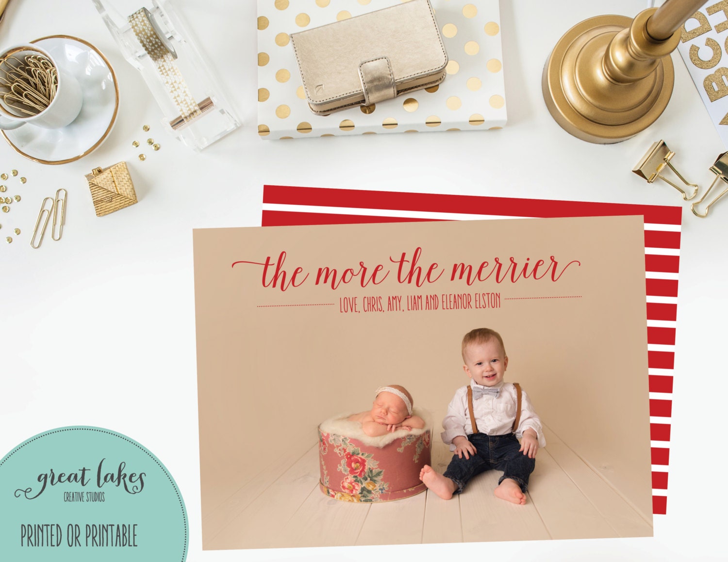 The More The Merrier Christmas Card 