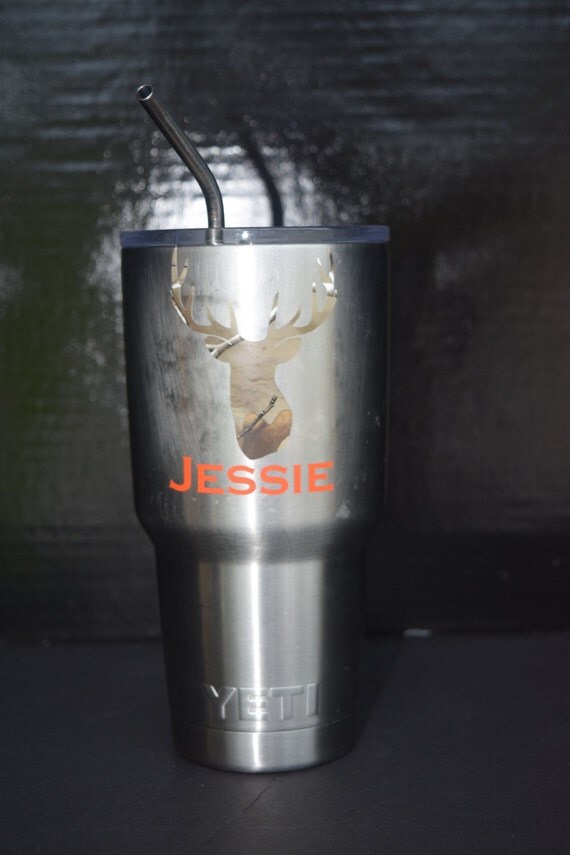 REALTREE Camo Deer Yeti Decal by CustomizablebyLauren on Etsy