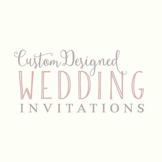 Custom Designed Wedding Invitations / Unique Invitations