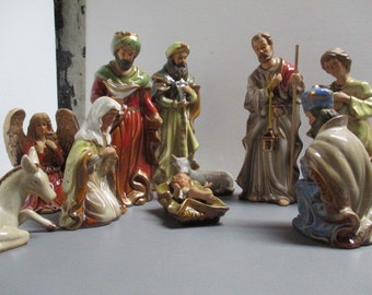 Image result for vintage nativity sets