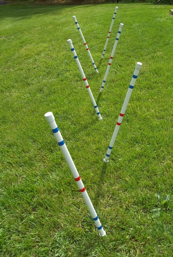 Dog Agility Equipment 12 Weave Poles UV by