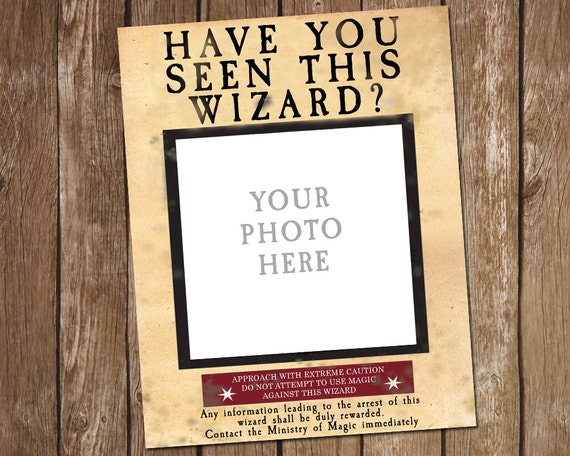 Harry Potter Have You Seen This Wizard Poster Custom File